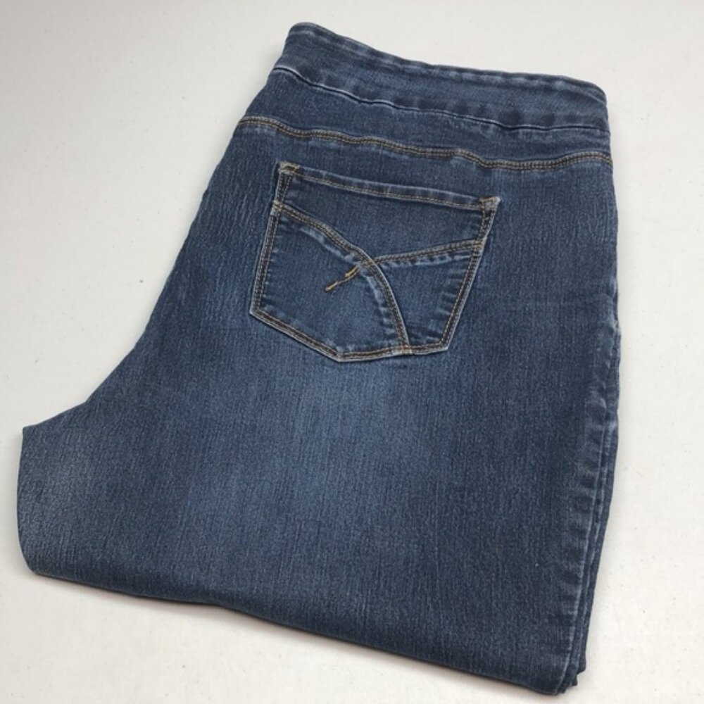R JEANS THE ORIGINAL COMFORT STRETCH WAIST STRAIGHT LEG 36x30 ⭐️